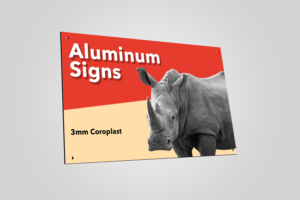 Custom Printed Aluminum Composite Signs