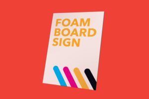 Foam board signs printing in Calgary