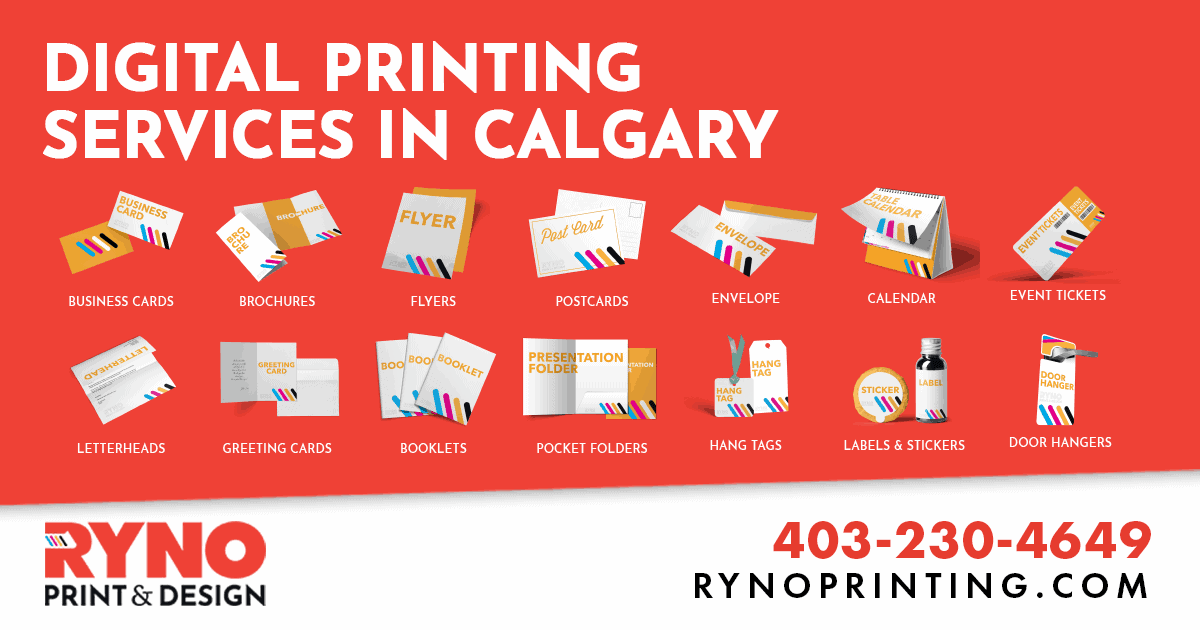 Formode Retouch Næsten død Digital Printing Service in Calgary | RYNO Print & Design
